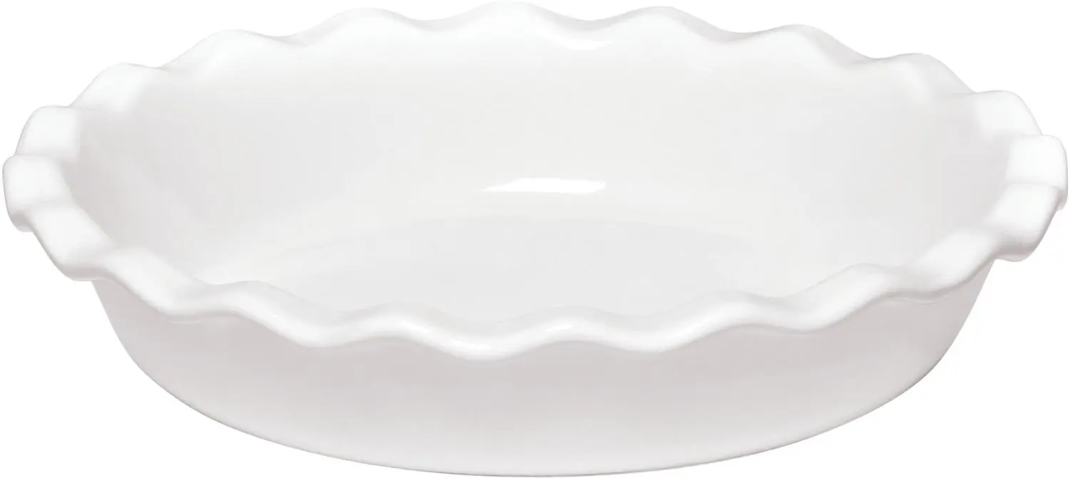 Emile Henry Kuchen-& Auflaufform Mit Wellenrand In Farine 3 Emile Henry Kuchen-& Auflaufform Mit Wellenrand In Farine