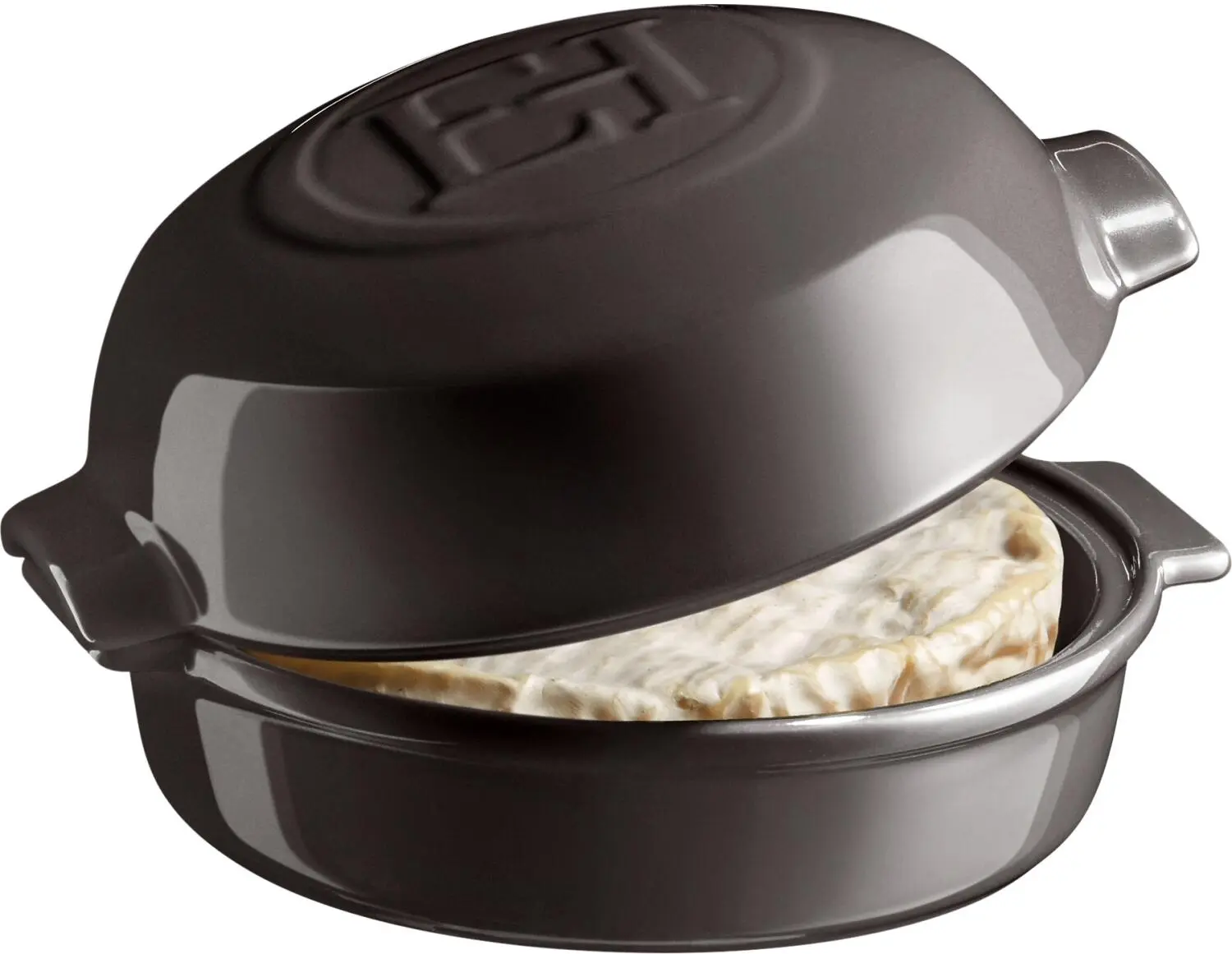 Emile Henry Cheese Baker In Fusain 3 Emile Henry Cheese Baker In Fusain