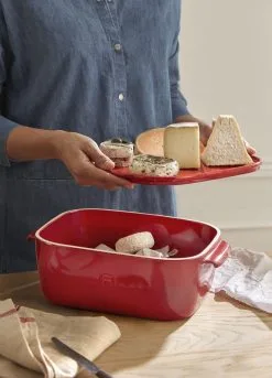 Emile Henry Käsebox In Truffle -Küchenorganisation Verkäufe EH 8760 Life BoiteFromage CheeseBox CarryTray V 1
