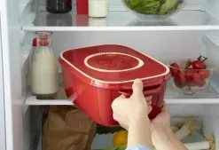 Emile Henry Käsebox In Truffle -Küchenorganisation Verkäufe EH 8760 Life BoiteFromage CheeseBox Fridge Pull H 1