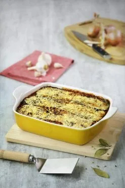 Emile Henry Gastro Emile Henry Gratinform Modern Classics Rechteckig In Creme -Küchenorganisation Verkäufe EH 962X Amb PlatFour Baker Lasagna V 1