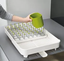 Joseph Joseph Ausziehbares Abtropfgestell Extend In Weiß -Küchenorganisation Verkäufe Extend insitu cutlery whiteGreen neu 1