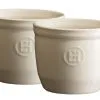 Emile Henry Töpfchen Nr. 8 In Ton, 2er Set -Küchenorganisation Verkäufe HD024008 setramequin8 neu xl