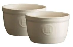 Emile Henry Töpfchen Nr. 9 In Ton, 2er Set