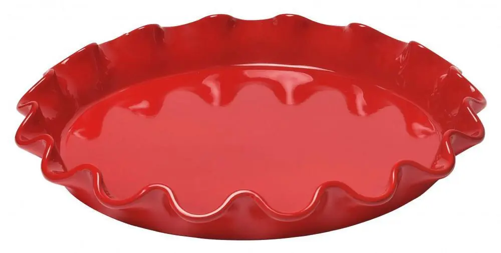 Emile Henry Tarte- & Quicheform Mit Wellenrand In Granatapfel 3 Emile Henry Tarte- & Quicheform Mit Wellenrand In Granatapfel