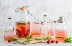 Kilner Getränkespender Einmachglas, 3 Liter -Küchenorganisation Verkäufe Himbeer Wasser