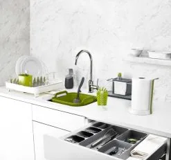 Joseph Joseph Ordnungshelfer Caddy Klein In Weiß/grün -Küchenorganisation Verkäufe JJ AW18 C ORange 2 2