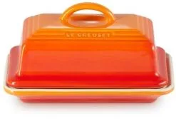 Le Creuset Butterdose In Ofenrot -Küchenorganisation Verkäufe LC ofenrot 70837170900000 001