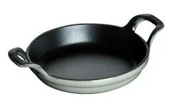 Staub Mini Auflaufform Rund Aus Gusseisen In Graphitgrau