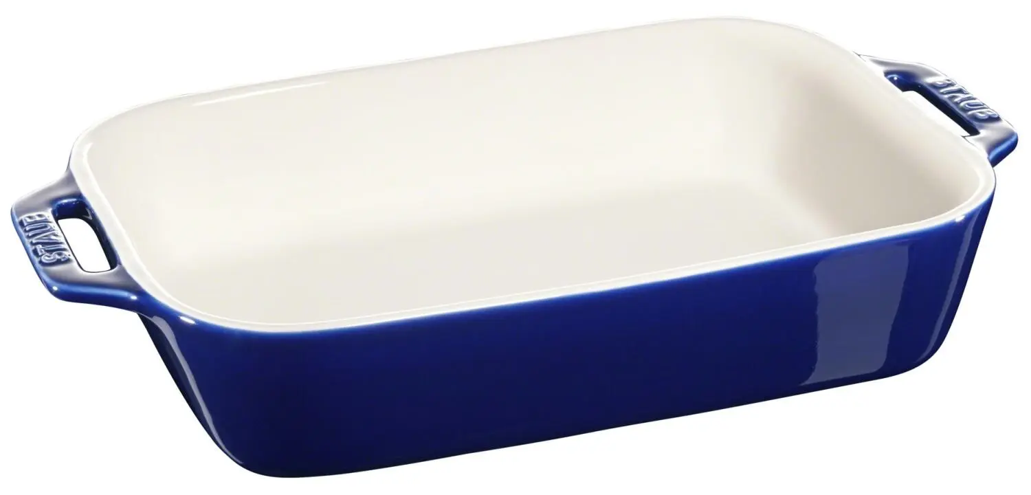 Staub Auflaufform Aus Keramik In Dunkelbau 3 Staub Auflaufform Aus Keramik In Dunkelbau