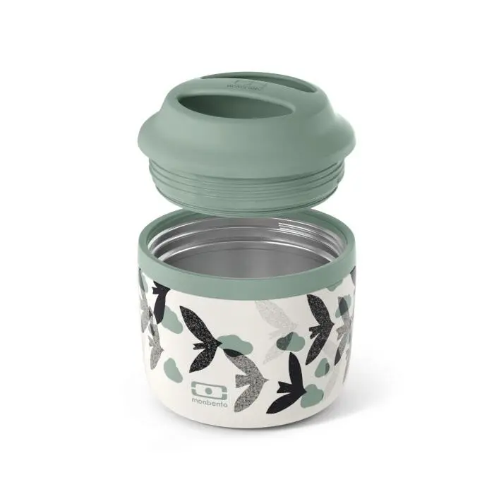 Monbento MB Element Isolier-Speisegefäß, Graphic Birds 4 Monbento MB Element Isolier-Speisegefäß, Graphic Birds – Bild 2