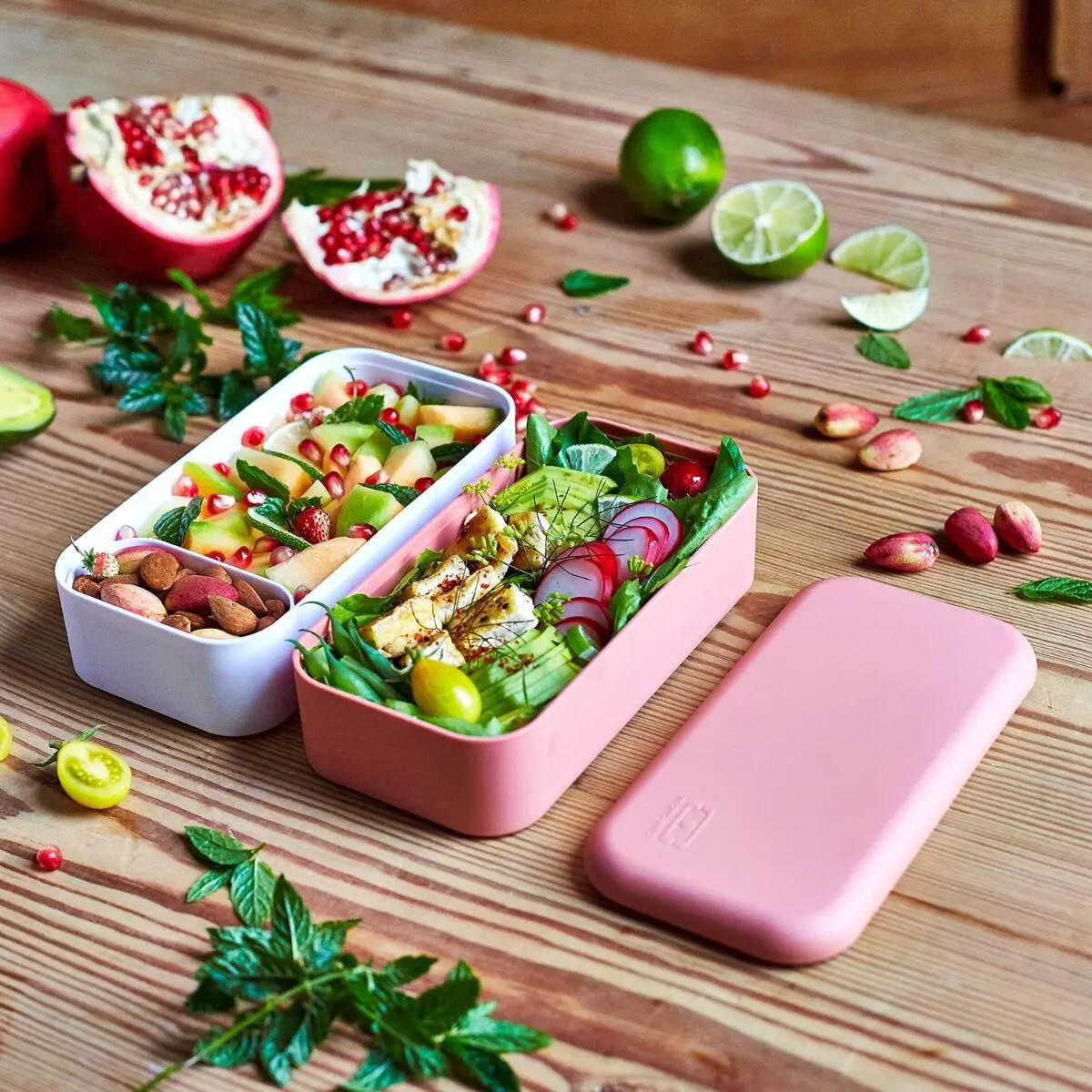Monbento MB Original Bento-Box, Rosa Flamingo 8 Monbento MB Original Bento-Box, Rosa Flamingo – Bild 6