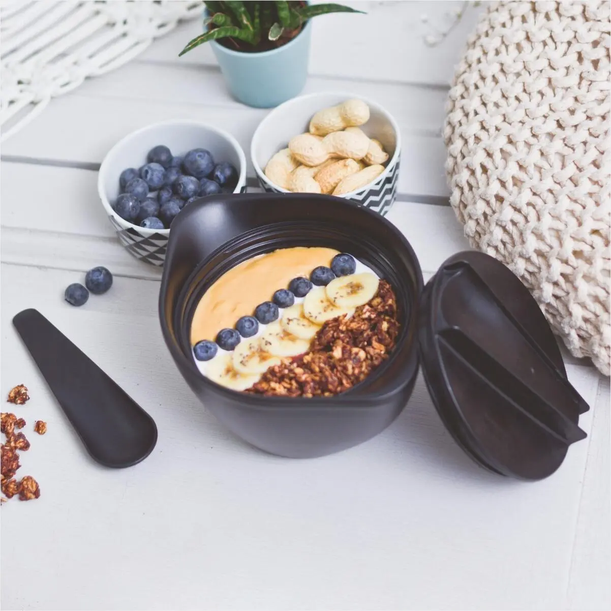 Monbento MB Lib Doppelwandige Schale, Schwarz 6 Monbento MB Lib Doppelwandige Schale, Schwarz – Bild 4