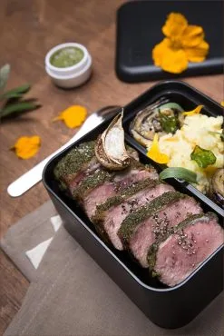 Monbento MB Square Bento-Box Onyx, Made In France -Küchenorganisation Verkäufe mb square black onyx 50274027453 o