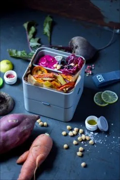 Monbento MB Square Bento-Box Denim, Made In France -Küchenorganisation Verkäufe mb square blue denim 50274706321 o