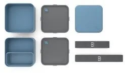 Monbento MB Square Bento-Box Denim, Made In France -Küchenorganisation Verkäufe mb square blue denim 50274706601 o