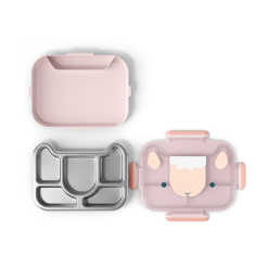 Monbento MB Lunch-Box Wonder In Rosa Sheep -Küchenorganisation Verkäufe mbwonder rose exploded