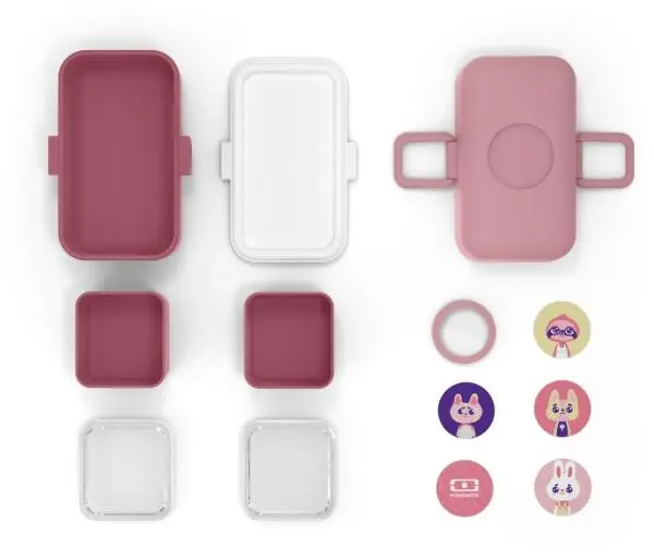 Monbento MB Tresor Bento-Box In Rosa Blush 6 Monbento MB Tresor Bento-Box In Rosa Blush – Bild 4