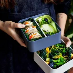 Monbento MB Square Bento-Box In Blue Natural -Küchenorganisation Verkäufe square natural blue 2022 08